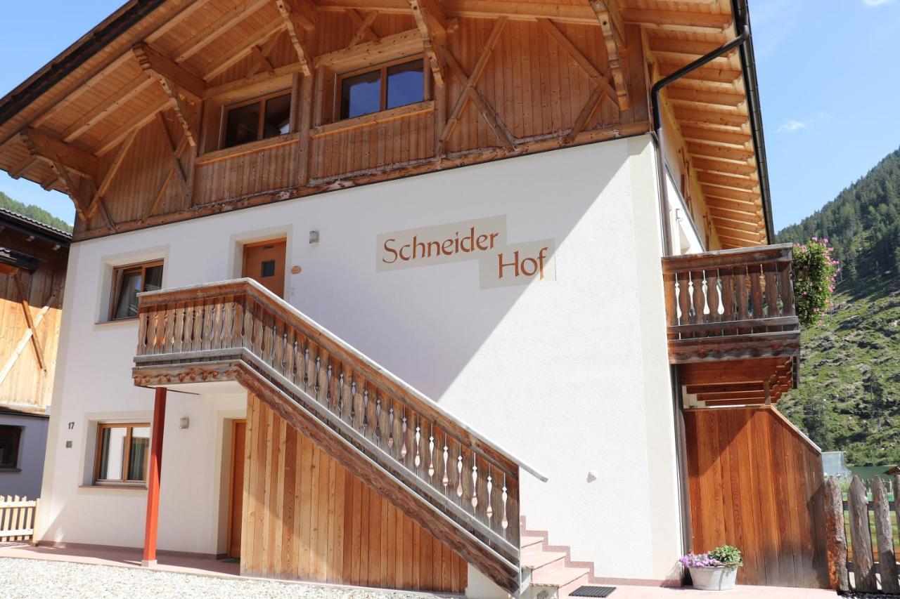 Schneiderhof Apartment Valdurna Bagian luar foto